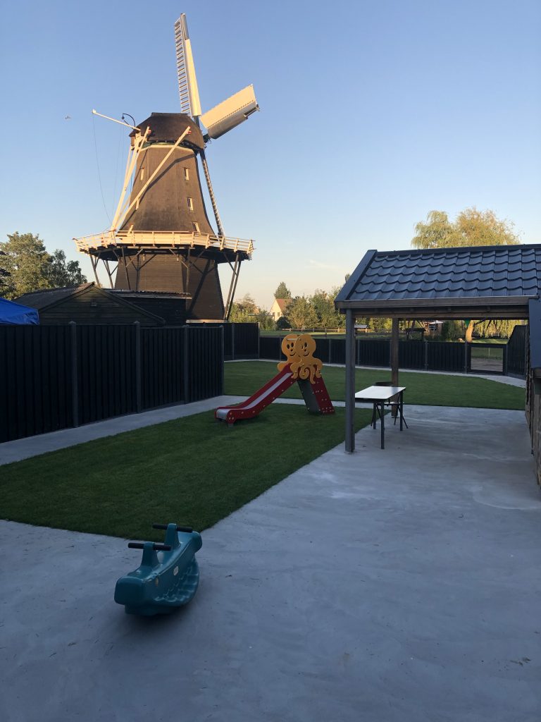 Zicht op de molen