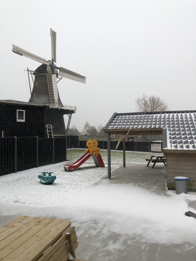 In de winter